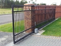 Affordable Option - MANOR Style (Flat top) Sliding Gate. Click 